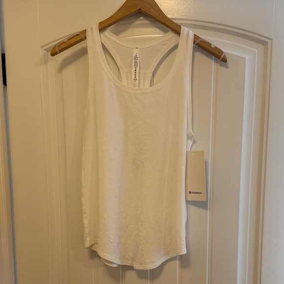 lululemon athletica Tops - lululemon athletica White Love Tank Top *Pleated